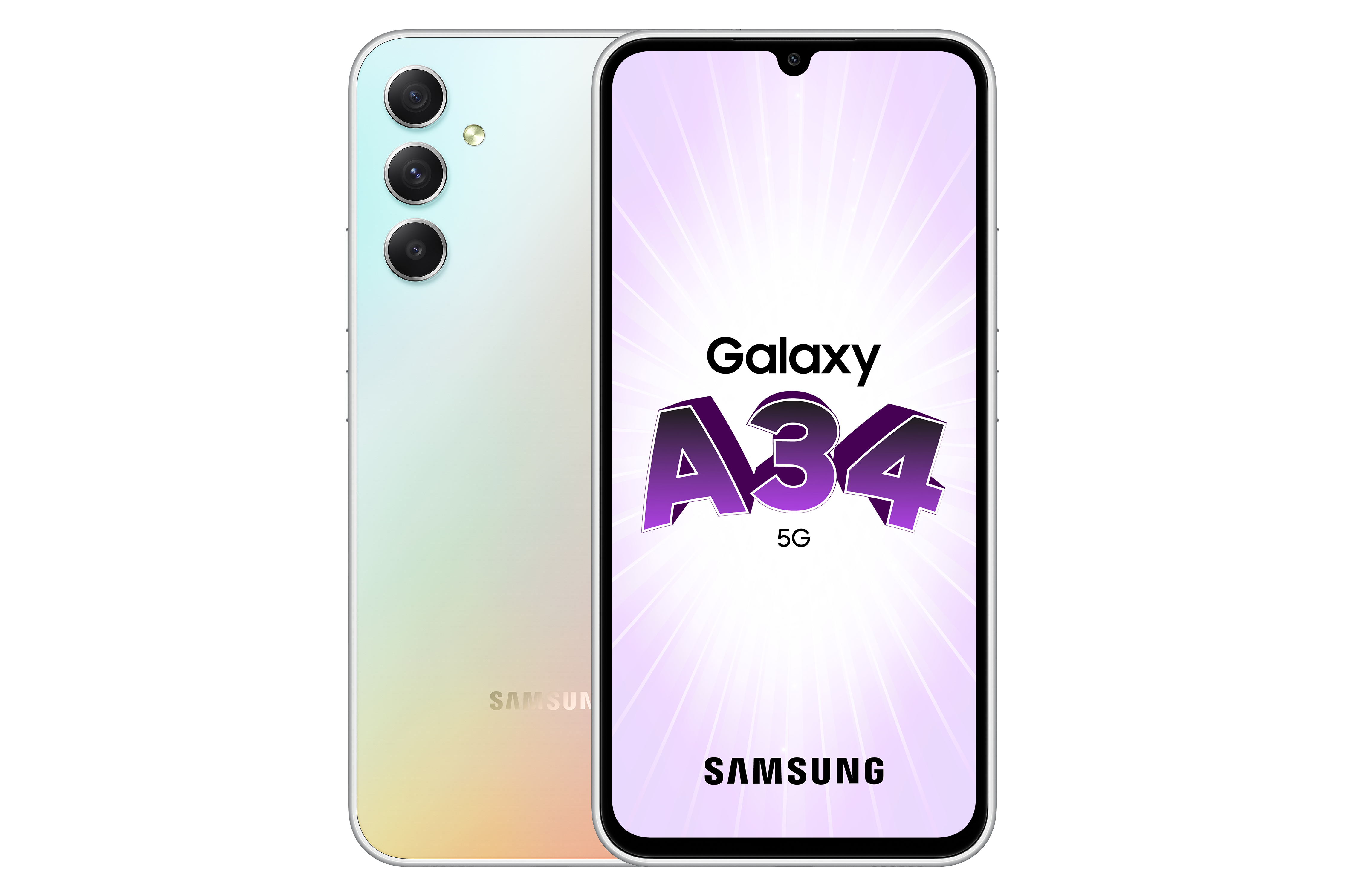 Smartphone Samsung Galaxy A34 5G (6+128Go) Silver - WIKI High Tech Provider